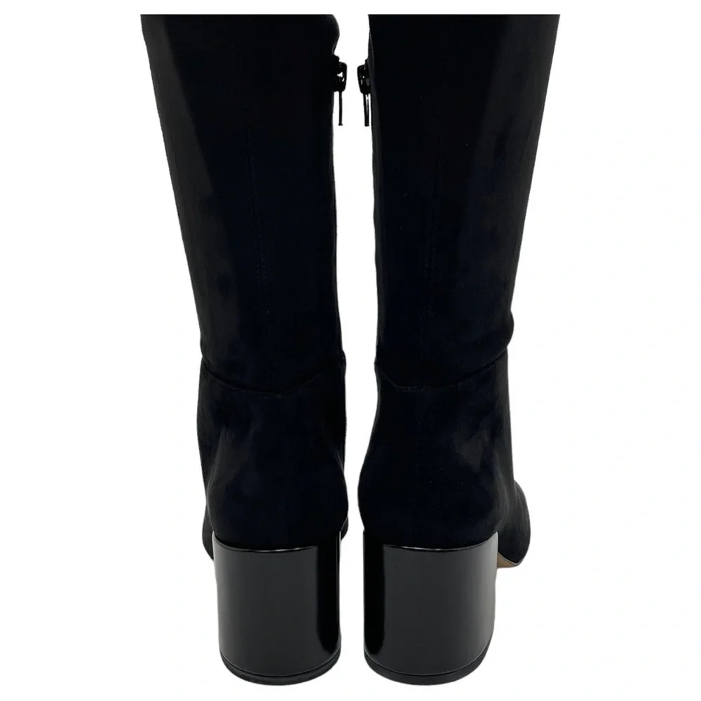 International Concepts Alvita OTK Faux Leather Suede Womens Boots 5M
